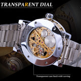 Diamond Luminous Royal Design Men Top Brand Mechanical Skeleton Wrist Watch