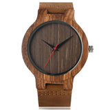 Bamboo Modern Wristwatch Analog Nature Wood